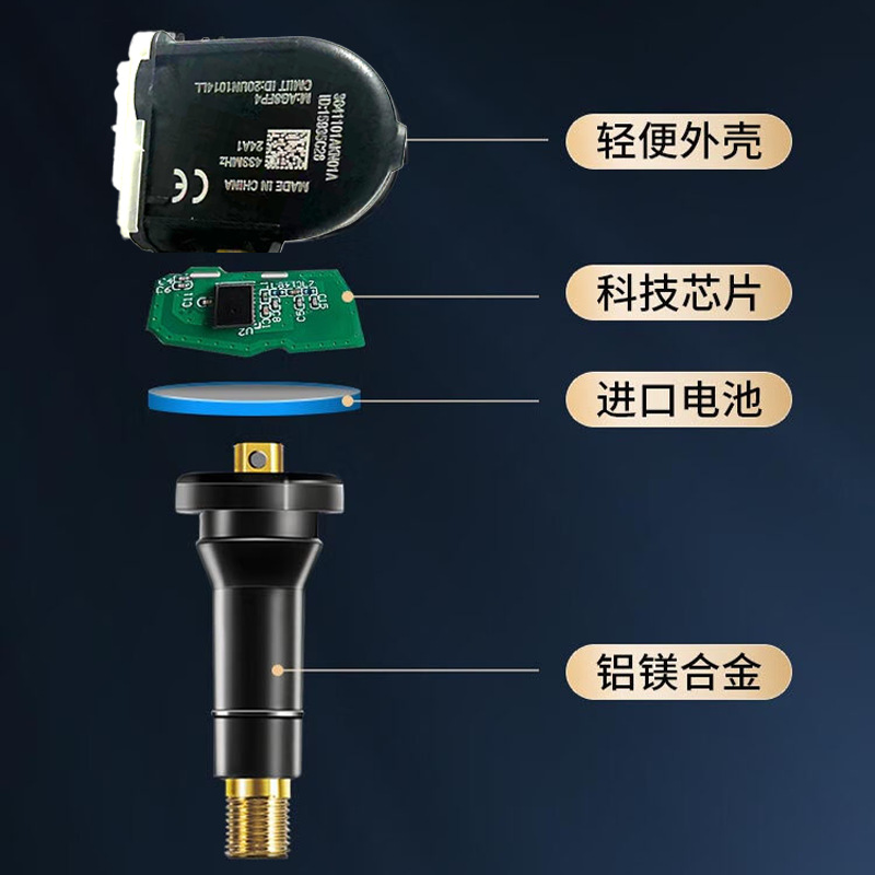 TPMS Tire Pressure Monitoring System Sensor 3601010BS01AA for CHANGAN CS35 PLUS, CS95, CS85, EADO, KAICENE F70 - Image 3