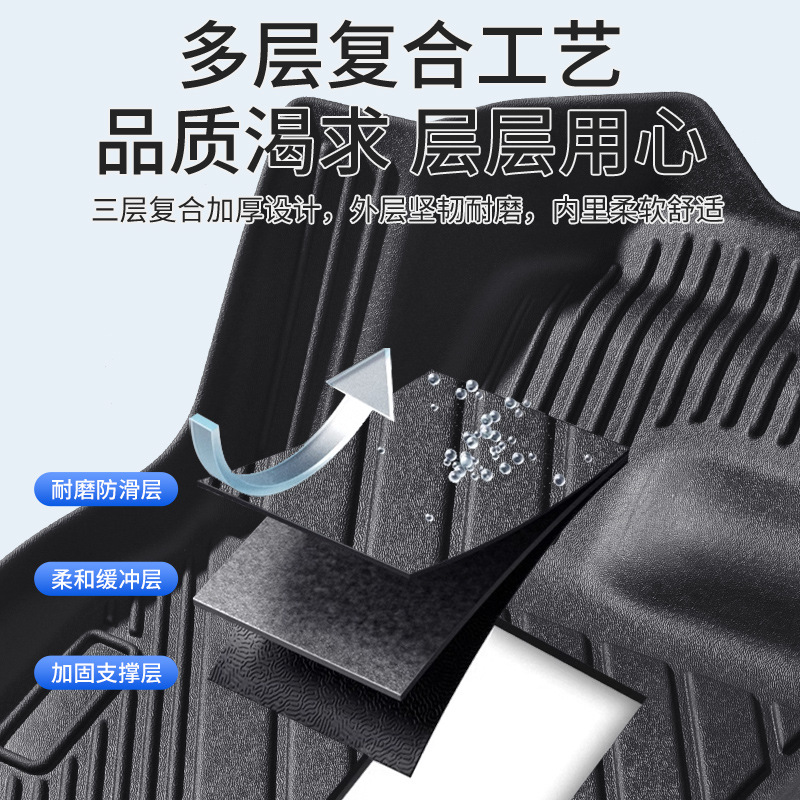 TPE All-Weather Car Floor Mats for CHANGAN UNI-T/K/V/Z and CHANGAN Benni EV/E-Star - Image 4
