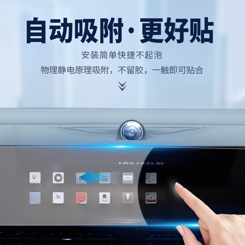 Tempered Glass Screen Protector Set for CHANGAN UNI-K (2021-2024) Instrument & 12.3-inch Navigation - Image 2