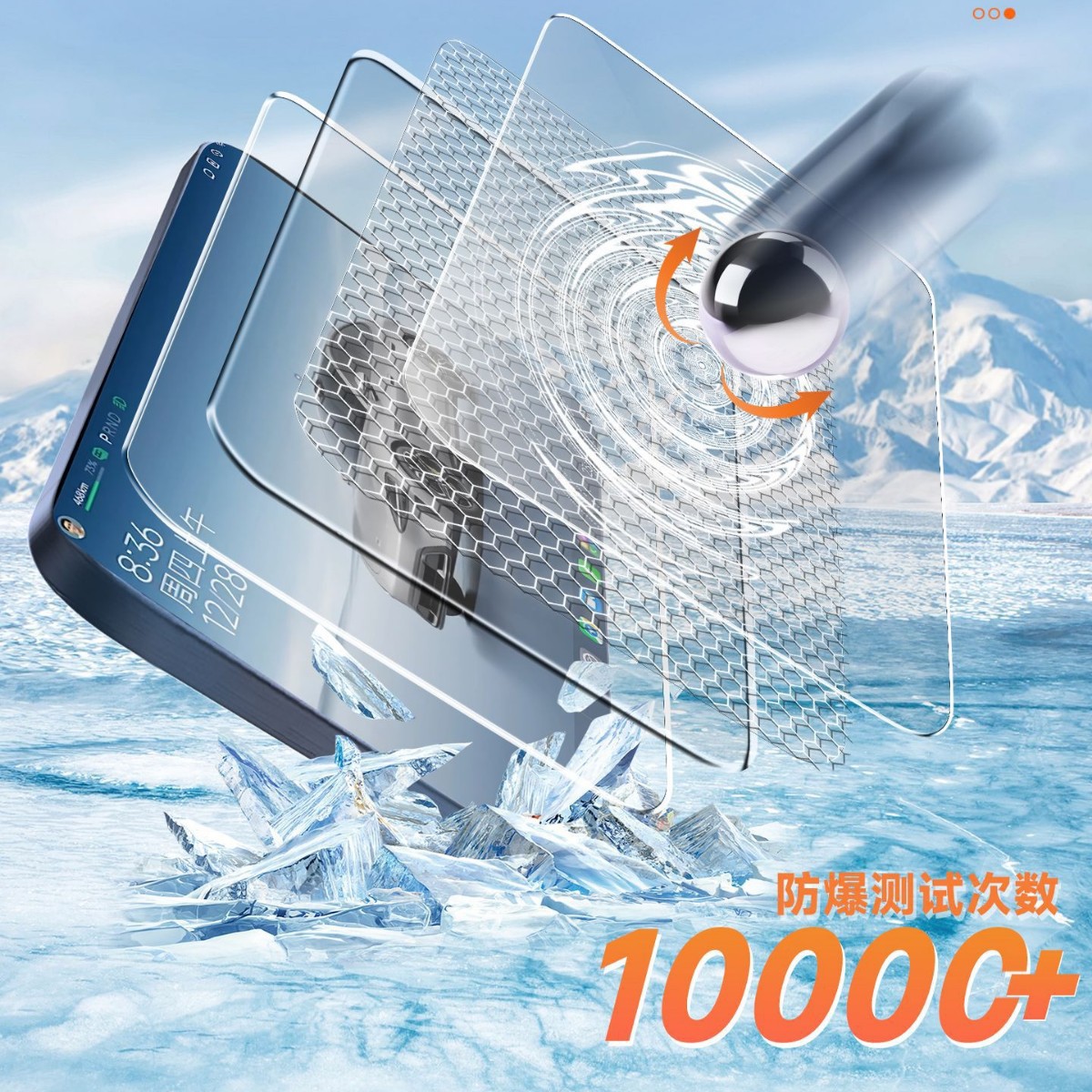 Tempered Glass Navigation Screen Protector for DEEPAL S07 / S7 Central Control Display - Image 4