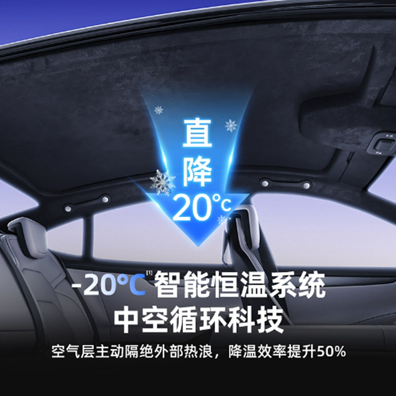 Silicone Glass Roof Panoramic Sunshade and Curtain for DEEPAL G318 S05 S07 SL03 L07 - Image 3