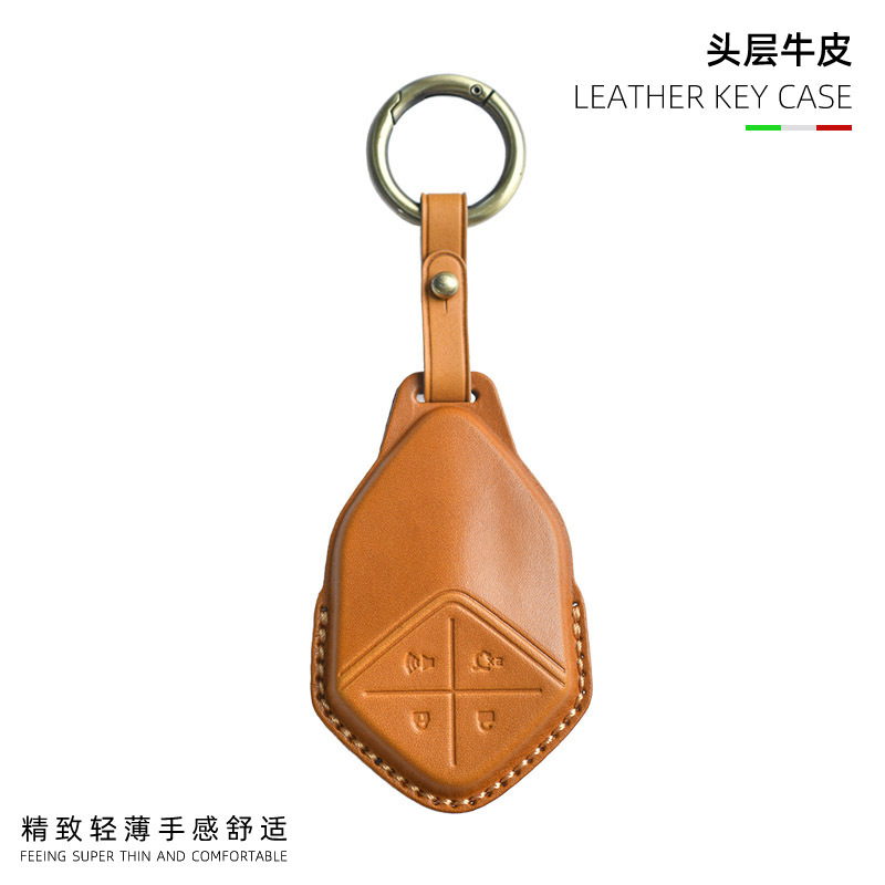 Genuine Leather Key Case Cover for DEEPAL S07 S7 G318 SL03 - Image 3