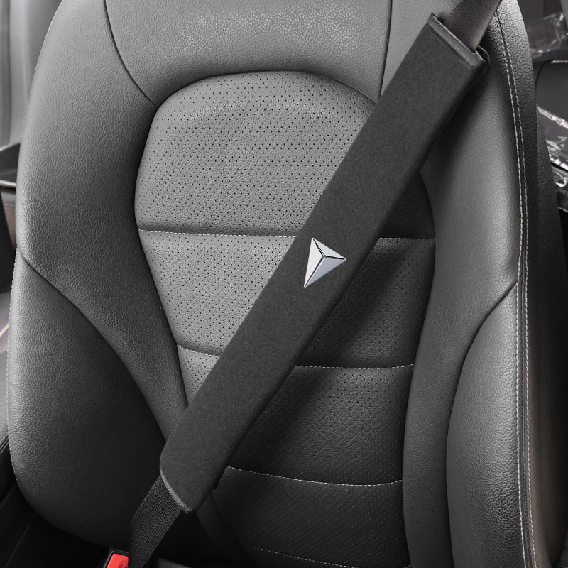 Car Seat Belt Shoulder Pad Covers Flocked Interior Decoration for DEEPAL SL03 S7 - Image 2