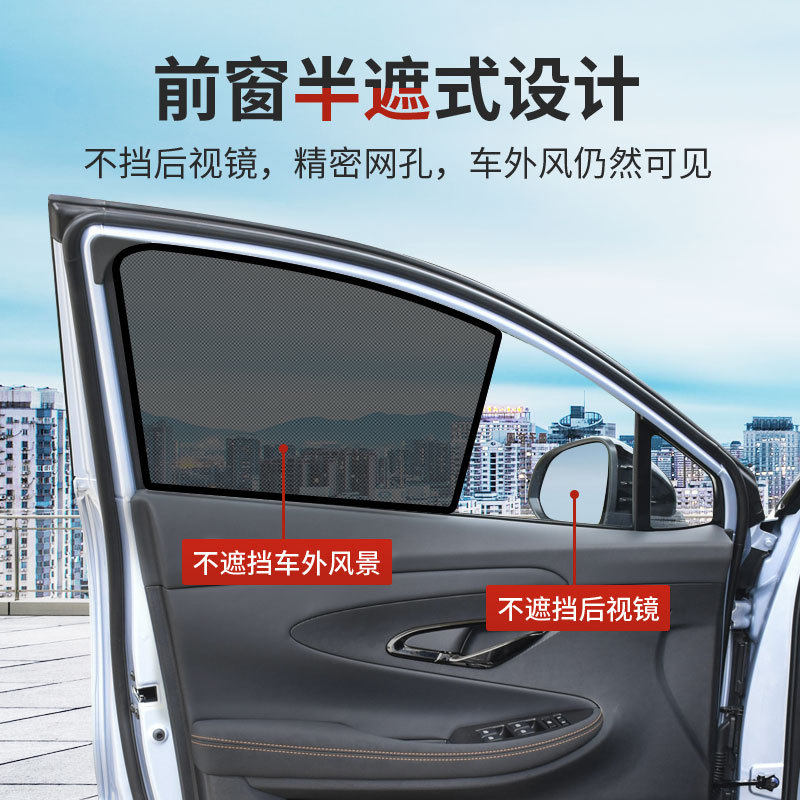 Magnetic Mesh Window Sunshade Curtains for CHANGAN UNI-T UNI-K CS55 CS75 PLUS - Image 3