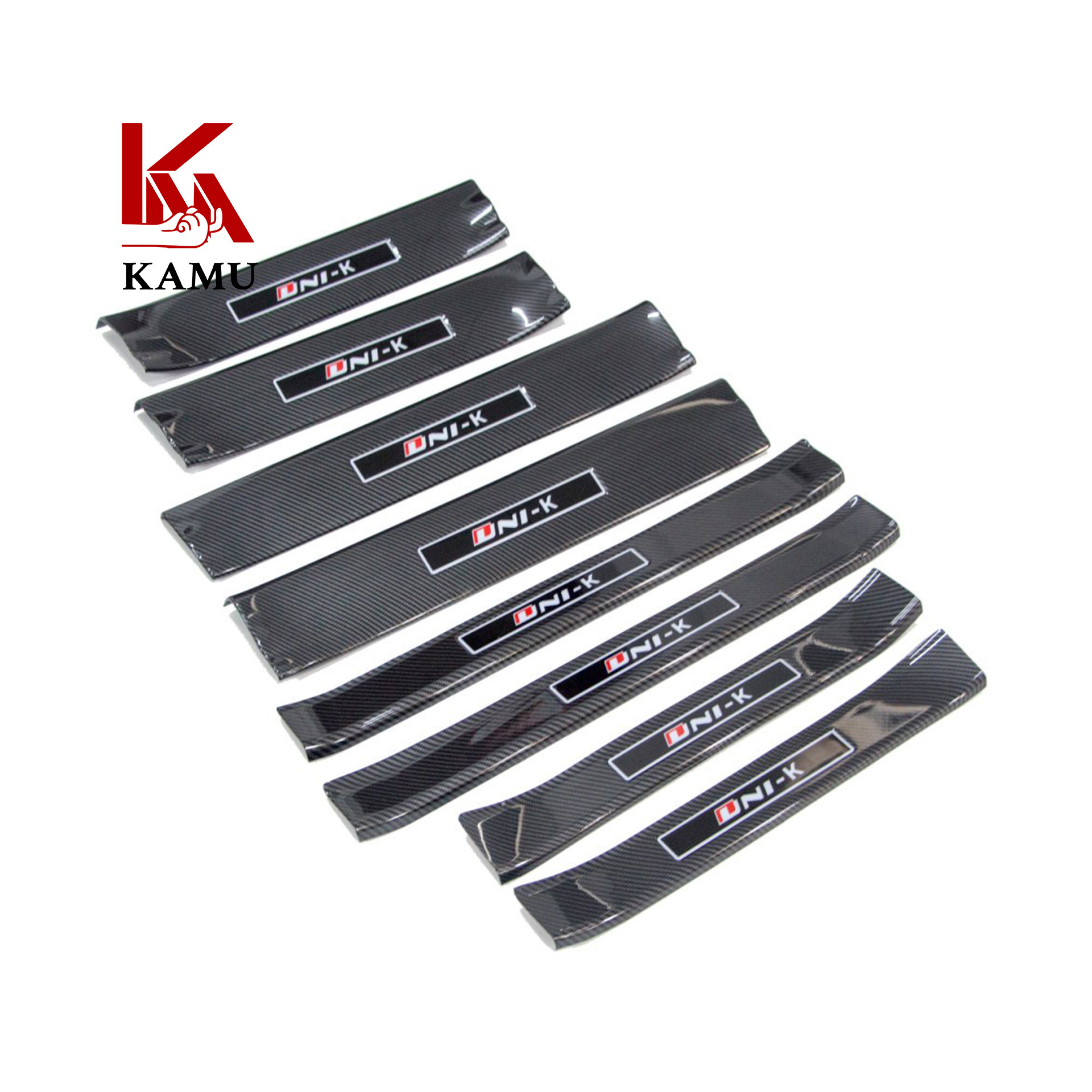 Carbon Fiber Texture ABS Door Sill Protector Welcome Pedals for CHANGAN UNI-K - Image 5