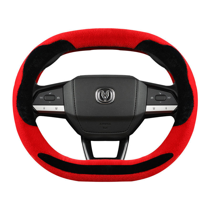 Winter Plush Thermal Steering Wheel Cover for CHANGAN CS55 PLUS & UNI-K iDD - Image 5