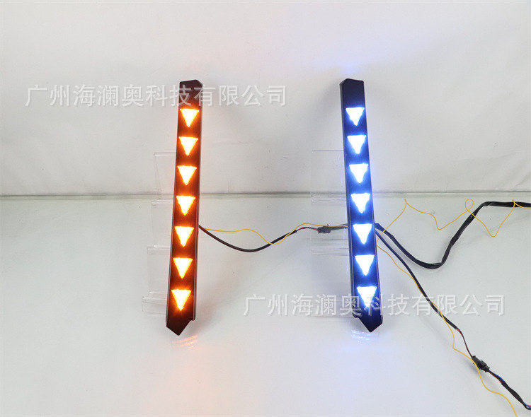 LED Daytime Running Lights for CHANGAN UNI-V 2022-2023 Three-Color Streamer Headlight Accent Line - Image 3