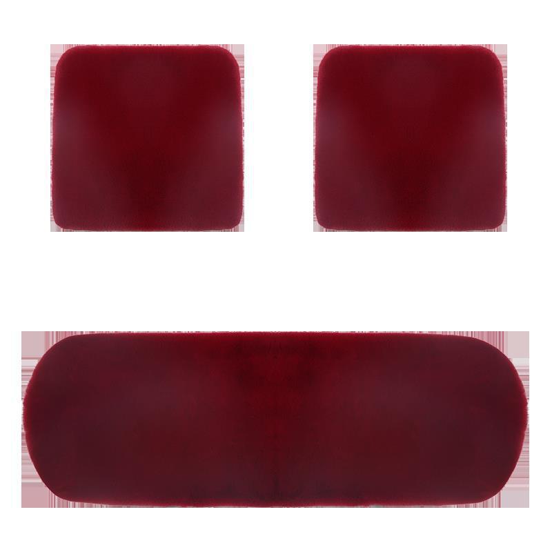 Plush Winter Interior Car Seat Cushion 7-Piece Set for DEEPAL S07 - Image 5