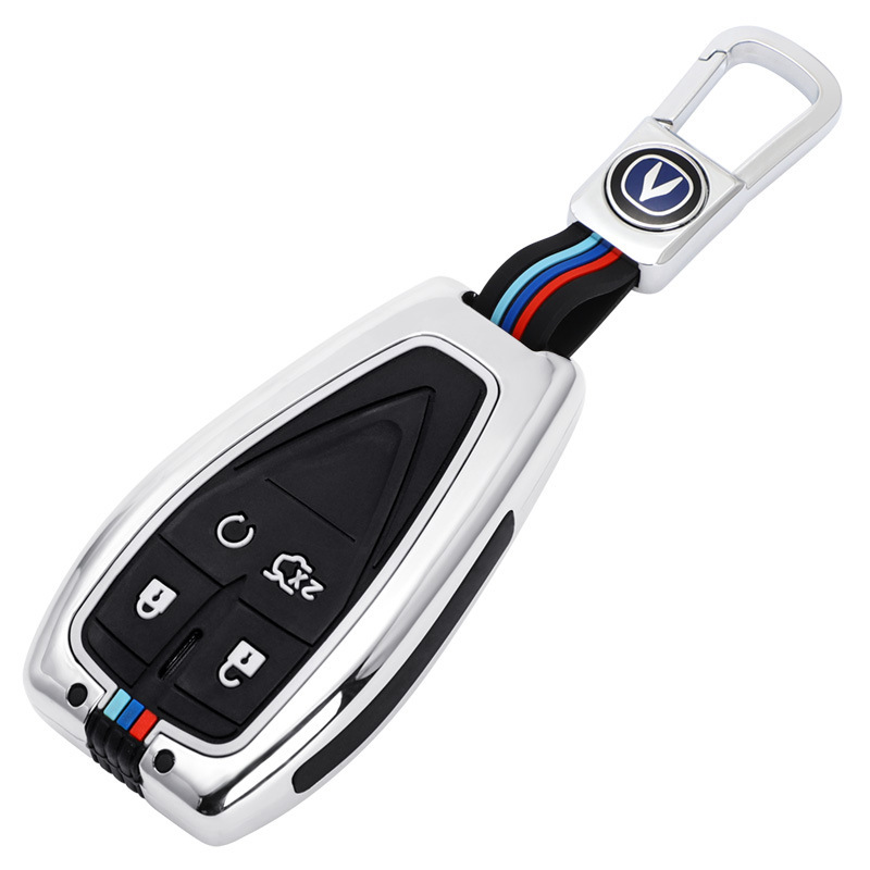 Metal & Silicone Smart Key Cover for CHANGAN CS75 PLUS UNI-V UNI-T CS55 PLUS CS35 PLUS EADO - Image 5