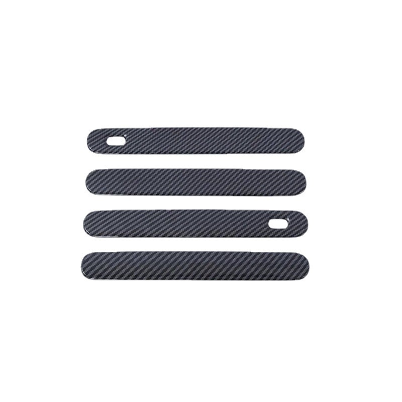 Chrome/Carbon Fiber Style Door Handle Cover Set for 2022 CHANGAN UNI-V (4-Piece) - Image 5