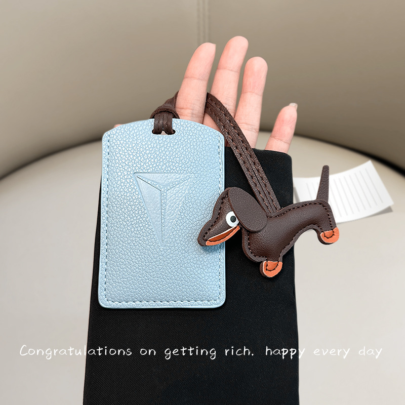 Full Leather Key Case Cover and Card Holder for DEEPAL SL03 / S07 / S7 / G318 - Image 3