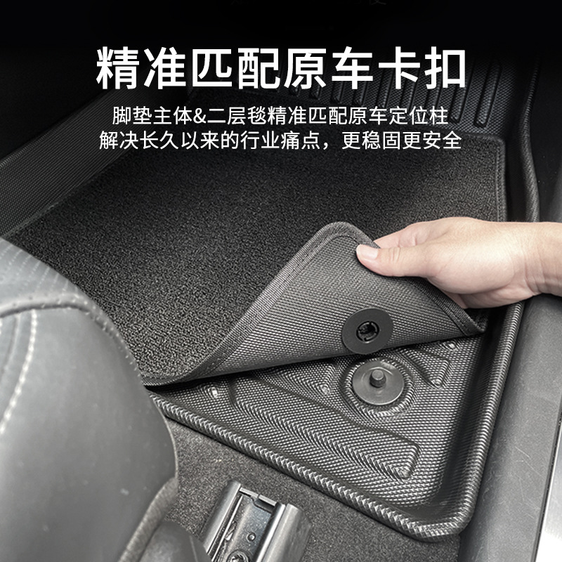 TPE All-Weather Car Floor Mats for CHANGAN CS55 PLUS, CS35 PLUS, CS15, CS95, UNI-K, and KAICENE F70 - Image 3