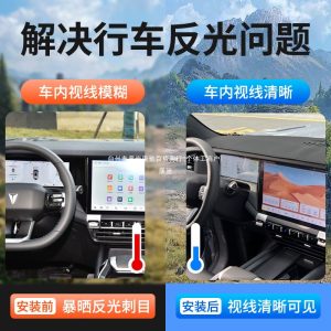 Dashboard Sun Protection Heat Insulation Mat for DEEPAL G318 Suede Dashboard Cover