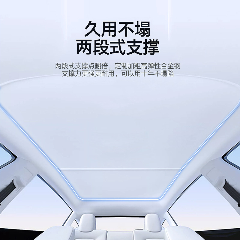 Custom Roof Sunroof Sunshade Curtain Heat Insulation Shield for DEEPAL SL03/L07/L06 and CHANGAN NEVO A07 - Image 4