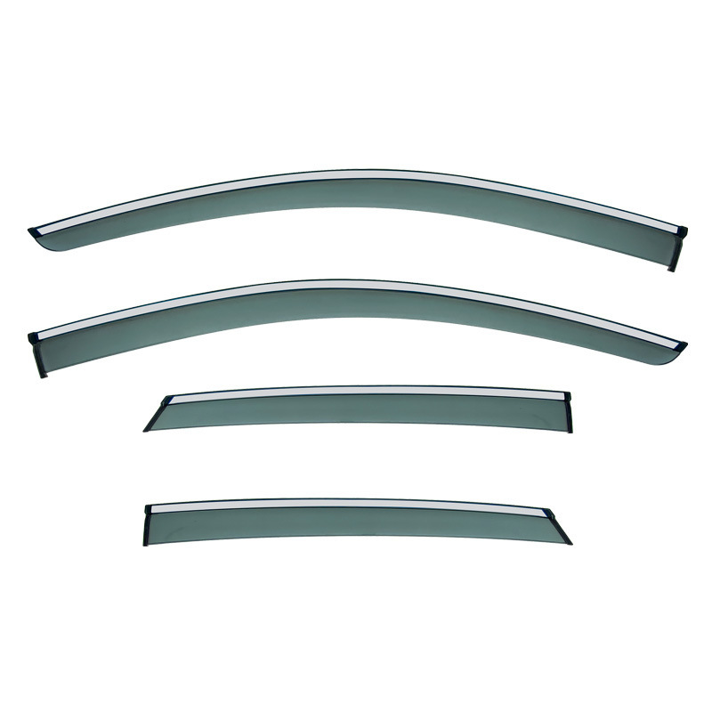 Acrylic Window Side Visor Set with Silver Trim for CHANGAN UNI-V 2023+ (4-Piece) - Image 5