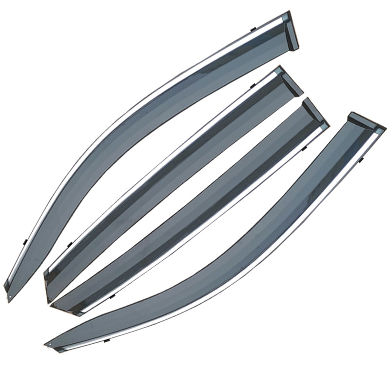 Injection Molded Window Rain Shield Set with Stainless Steel Trim for CHANGAN UNI-K - Image 5