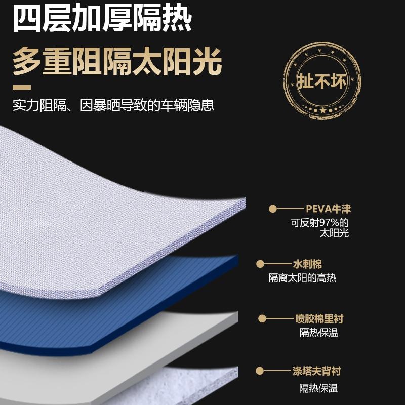 All-Weather Protective Car Cover Thicken Heat Insulation and Dustproof for CHANGAN UNI-V - Image 3