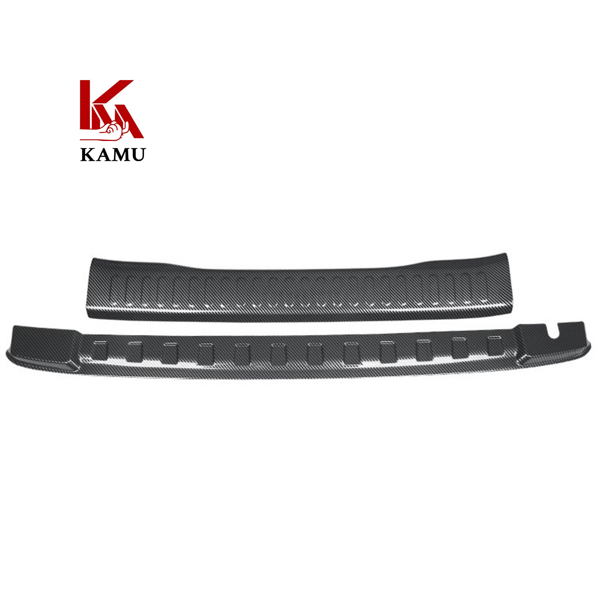 Rear Bumper Guard Plate Scuff Protector Carbon Fiber Style ABS for DEEPAL G318 - Image 5