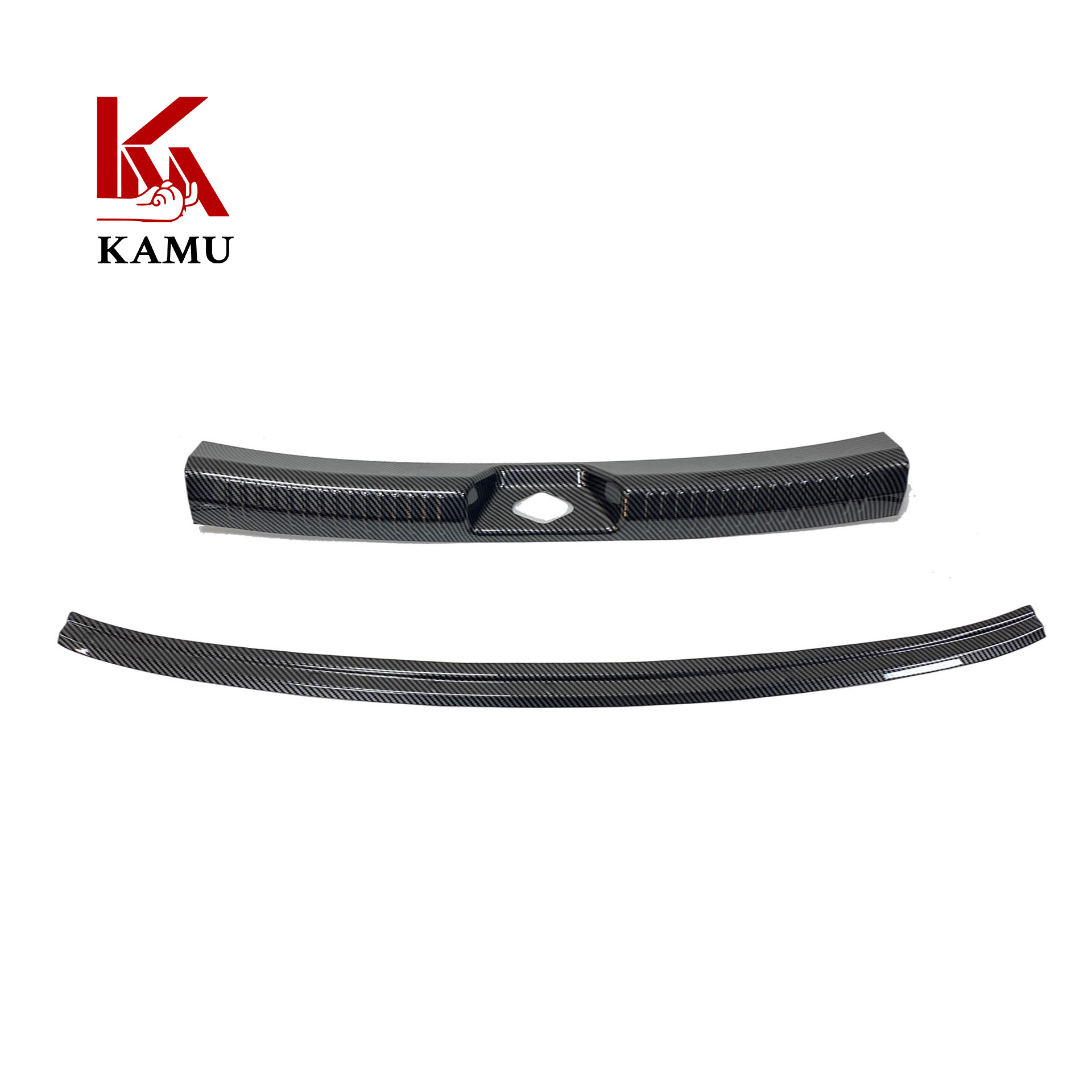 Rear Bumper Trunk Guard Sill Plate Carbon Fiber Pattern for CHANGAN UNI-V - Image 3