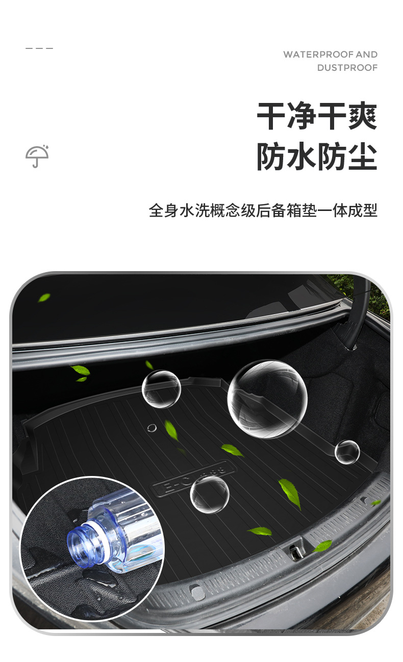 Custom Fit TPE Waterproof Trunk Mat for CHANGAN UNI-T UNI-K UNI-V series - Image 4