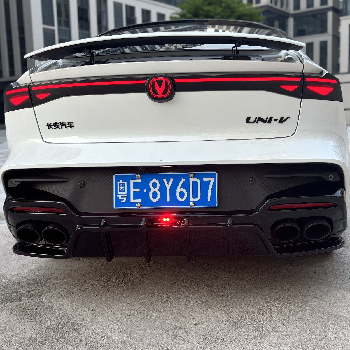 Rear Bumper Lip Diffuser and Body Kit Surround for CHANGAN UNI-V (3rd Generation) - Image 5