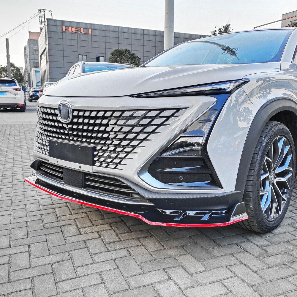 Front Bumper Lip Spoiler Protective Trim for CHANGAN UNI-T 2020-2023 - Image 2