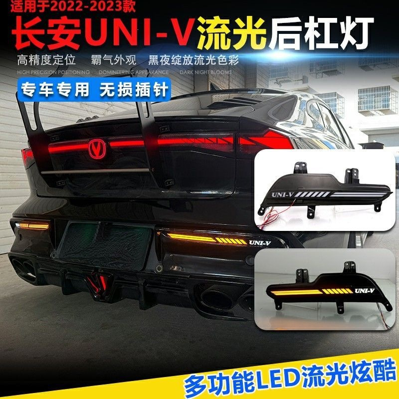 LED Rear Bumper Reflector Lights for CHANGAN UNI-V/iDD 2022-2023 Brake & Turn Signal - Image 2