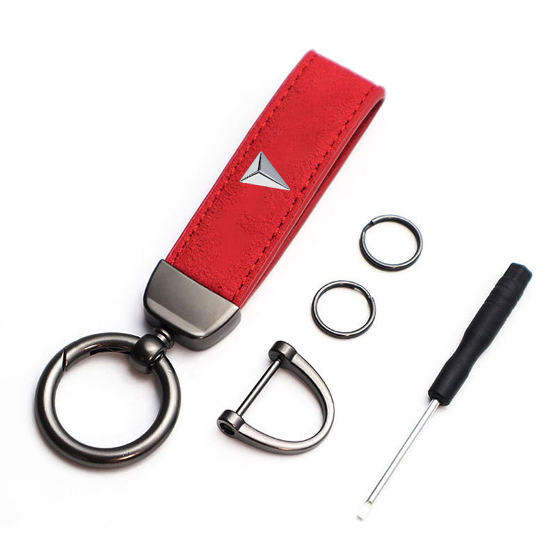 Premium Faux Suede Carbon Fiber Style Keychain for DEEPAL S07 SL03 G318 - Image 5