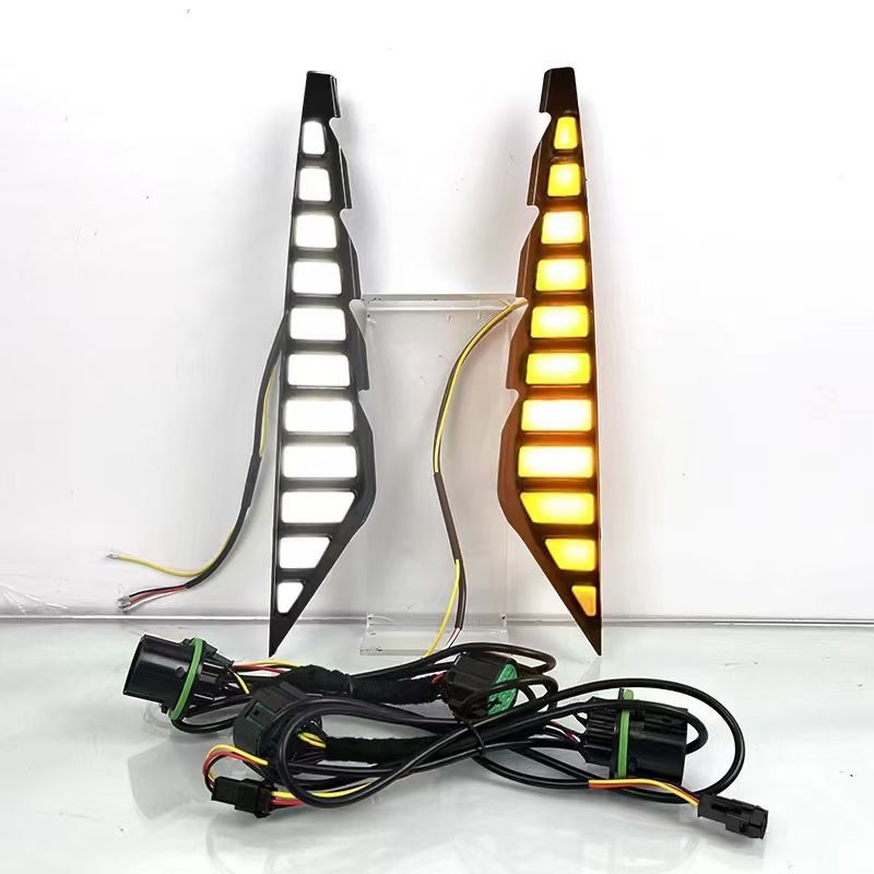 LED Daytime Running Lights Front Bumper Sequential Turn Signal for CHANGAN UNI-Z - Image 5
