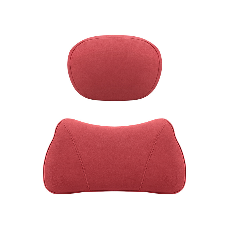 Car Neck Pillow and Lumbar Support Set Suede Material for CHANGAN CS75 PLUS UNI-V Eado CS35 CS55 CS85 - Image 5