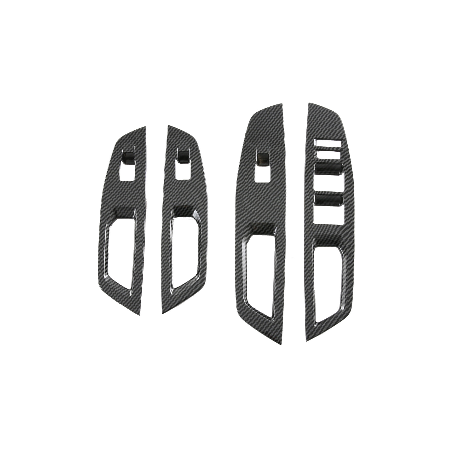 Carbon Fiber Style Interior Trim Set for CHANGAN UNI-V 2022 (Door Handles, Gear Frame, Air Vents) - Image 4