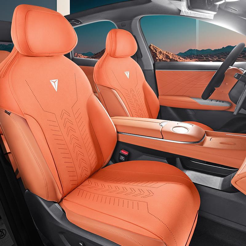 Custom All-Inclusive Suede Interior Seat Covers for DEEPAL S07 Four Seasons Protection - Image 4