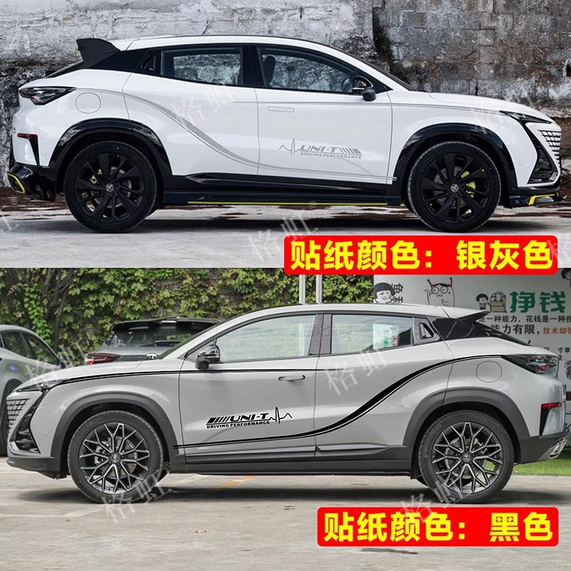 Custom Body Waistline Stripe Stickers and Decals for CHANGAN UNI-T - Image 2