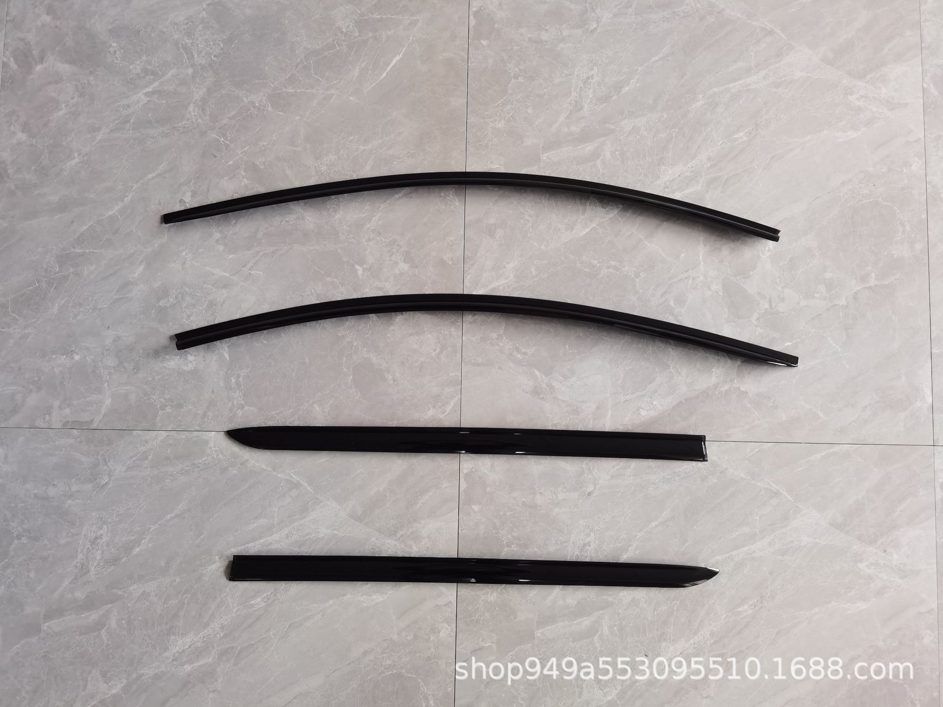 Frameless Door Window Rain Shield and Deflector Deflector Black Edition for DEEPAL S07 - Image 5