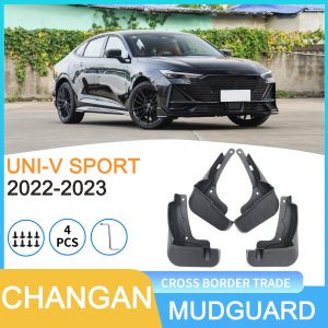 Front and Rear Car Mud Guards Mudguards Set for CHANGAN UNI-V SPORT 2022-2023