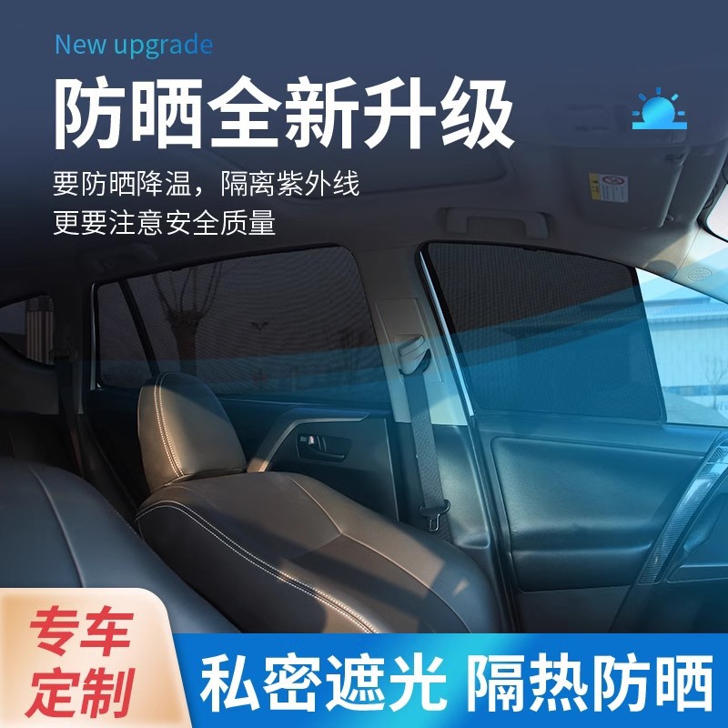 Custom Magnetic Car Window Mesh Sunshade for DEEPAL S07 S05 L07 SL03 G318 - Image 3