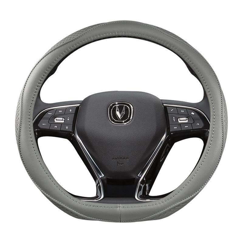 Genuine Leather D-Shape Steering Wheel Cover for CHANGAN UNI-K UNI-T CS75 PLUS CS55 CS35 Eado - Image 5