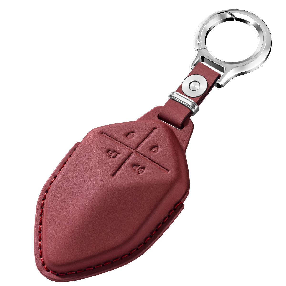 Genuine Leather Key Fob Cover for DEEPAL S07 S7 G318 SL03 L07 S05 S09 - Image 5