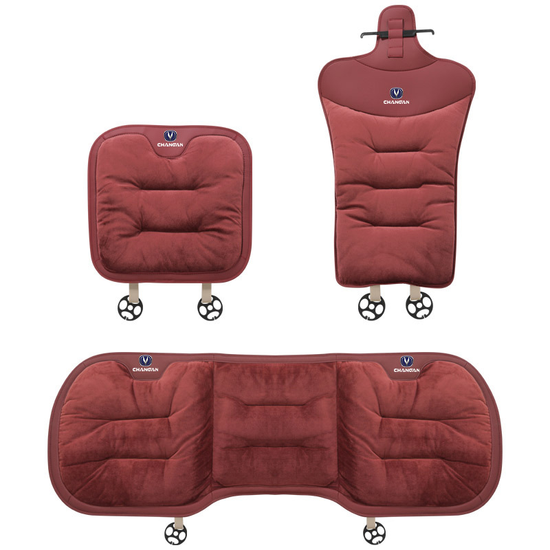 Winter Flannel Plush Car Seat Cushion Set for CHANGAN UNI-V UNI-T UNI-K Eado CS75 CS35 - Image 5