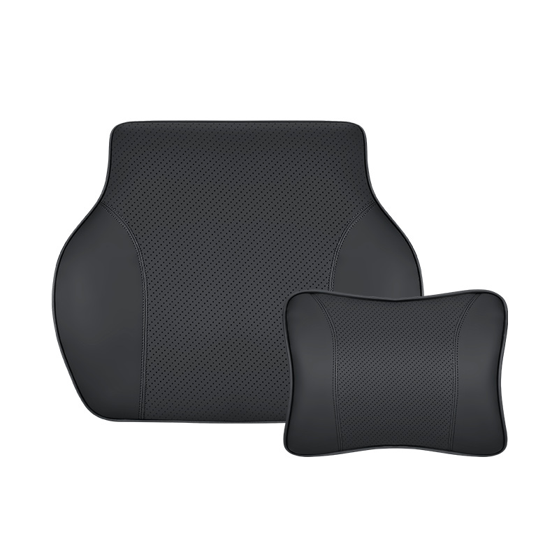 Memory Foam Car Headrest and Lumbar Cushion Set for CHANGAN UNI-V - Mocha Brown - Image 5