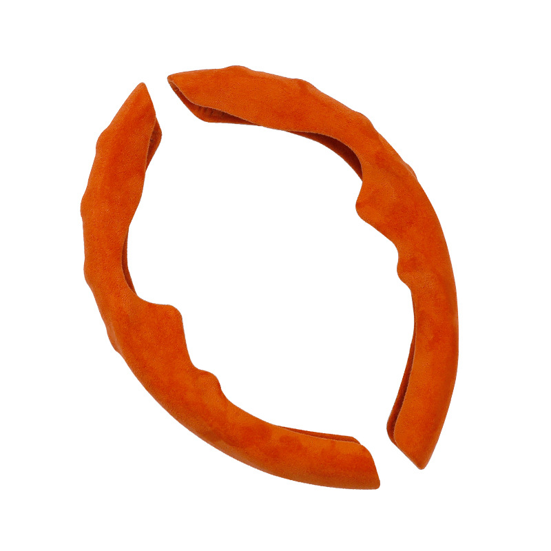 Suede Steering Wheel Cover Nonslip Interior Protector for CHANGAN UNI-V and NEVO Q05 - Image 5