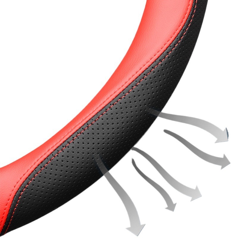 Custom Leather Steering Wheel Cover for Changan UNI-V, UNI-K, Second Gen CS55 PLUS, and Yida / Lamore - Image 5