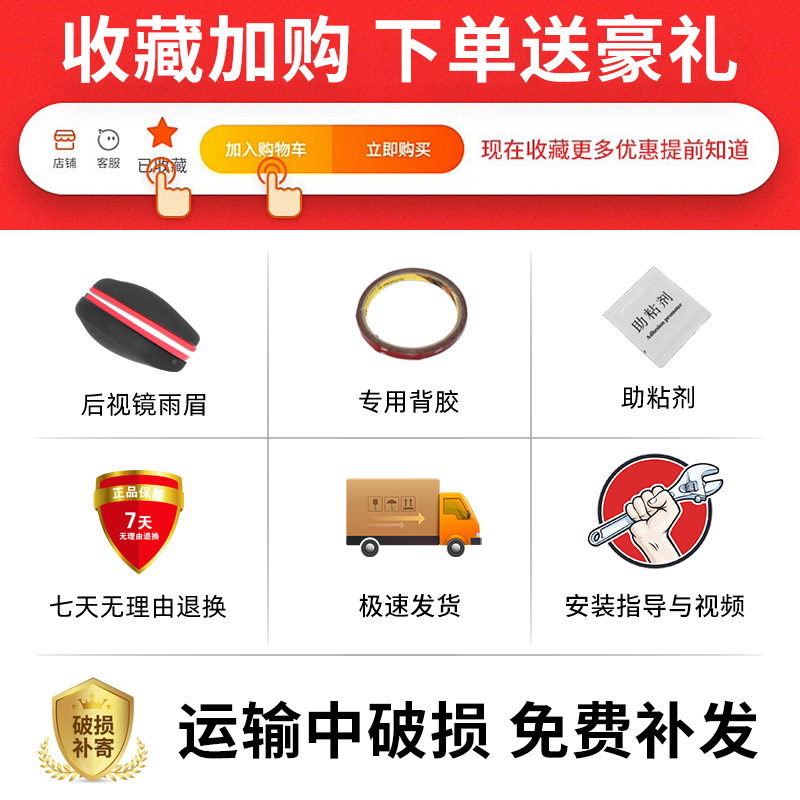 Window Rain Guard and Wind Deflector Set for CHANGAN UNI-V 2020-2022 (4 Pieces) - Image 5