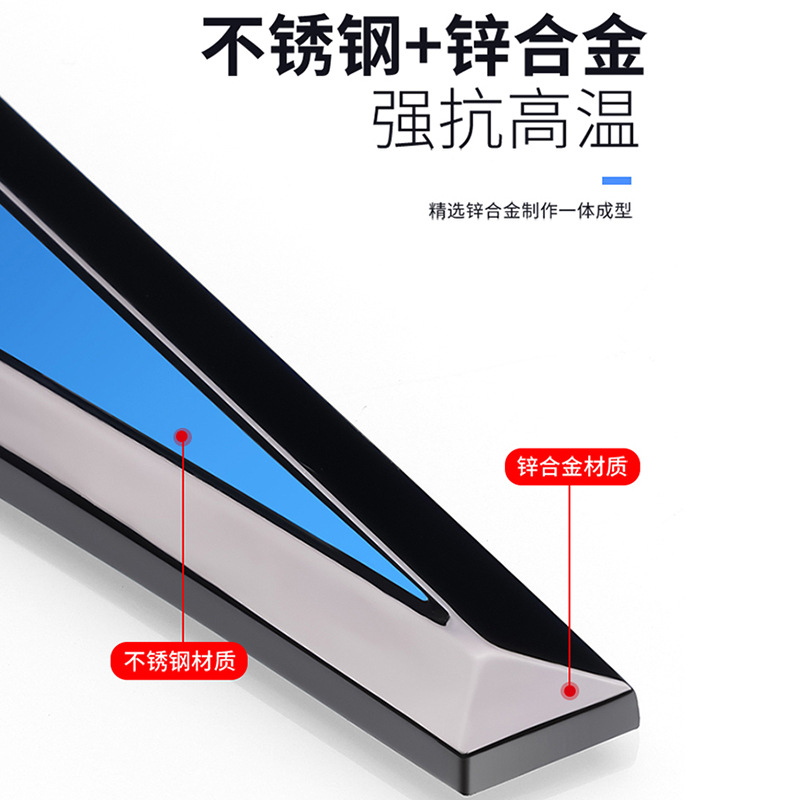 Stainless Steel Blade Side Fender Emblem Stickers for CHANGAN UNI-K UNI-T UNI-V - Image 4
