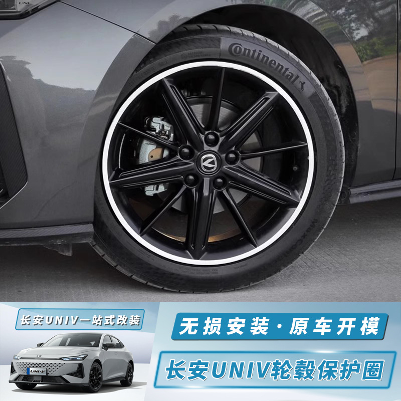 Wheel Hub Protection Ring Anti-Collision Strips for CHANGAN UNI-V 19-Inch Wheels - Image 4