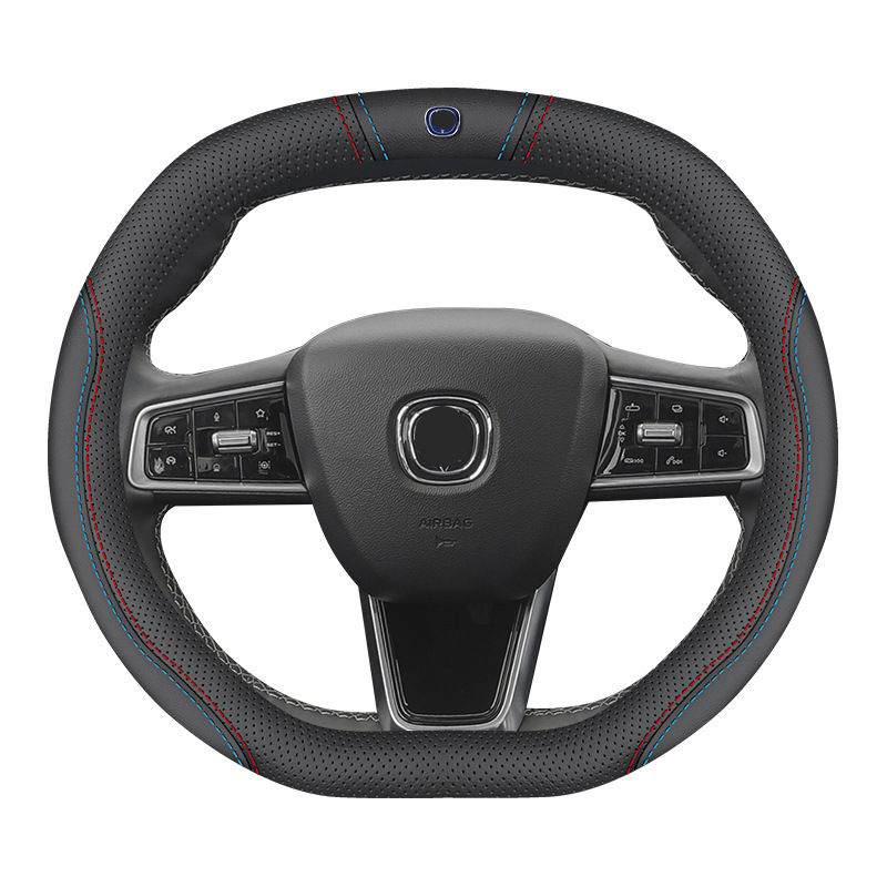 Custom Nappa Leather Steering Wheel Cover for 2022 CHANGAN UNI-K 2.0T - Image 5