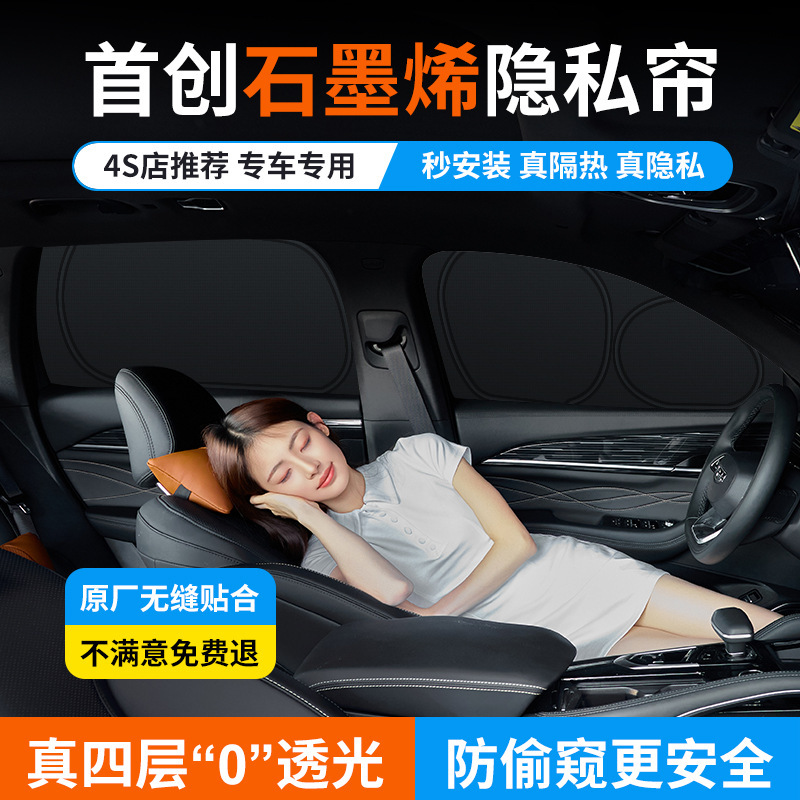 Custom Fit Thickened Side Window Sunshade Privacy Curtains for DEEPAL S07, S7, SL03, and L07 - Image 2