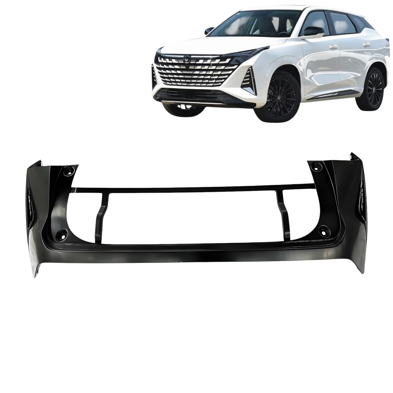 Rear Bumper Body Shell for CHANGAN UNI-Z 2024-2025 - OEM 2804101-CW01 - Image 4