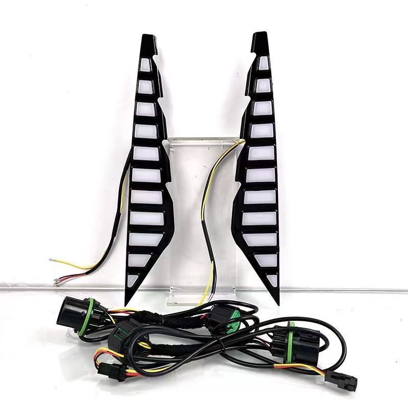 LED Daytime Running Lights Front Bumper Sequential Turn Signal for CHANGAN UNI-Z - Image 2