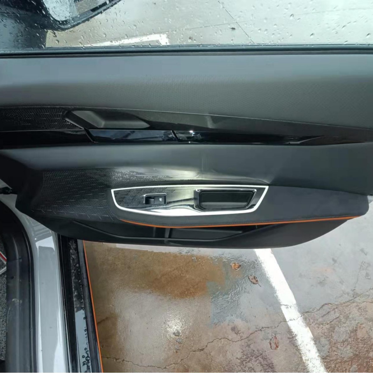 Interior Seat Adjustment Trim Stainless Steel Black Brushed for 2022 CHANGAN UNI-V 2PCS - Image 2